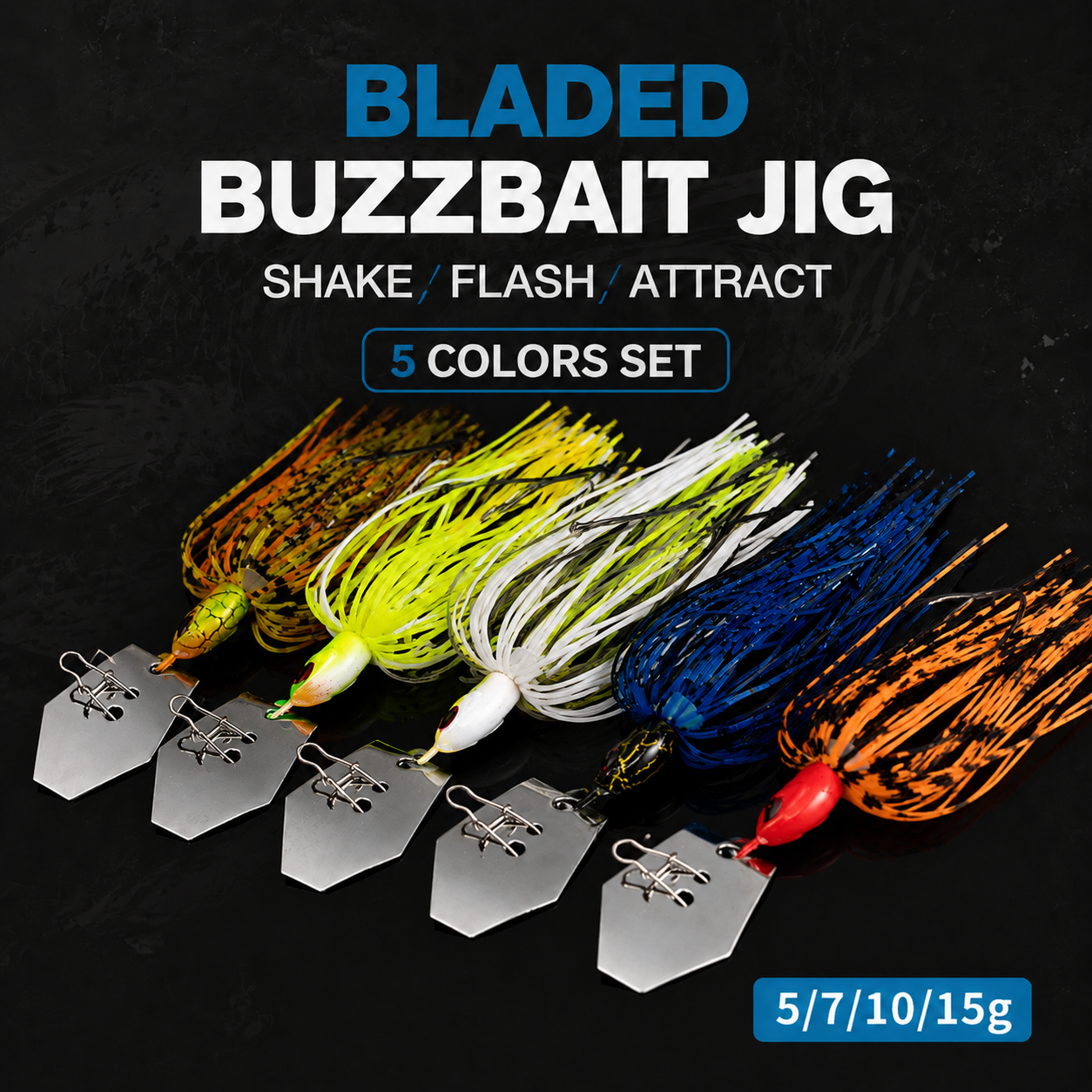 Spinnerbait Lure Set Silicone  - Fishing Lure Blade Bait ulasan dan harga