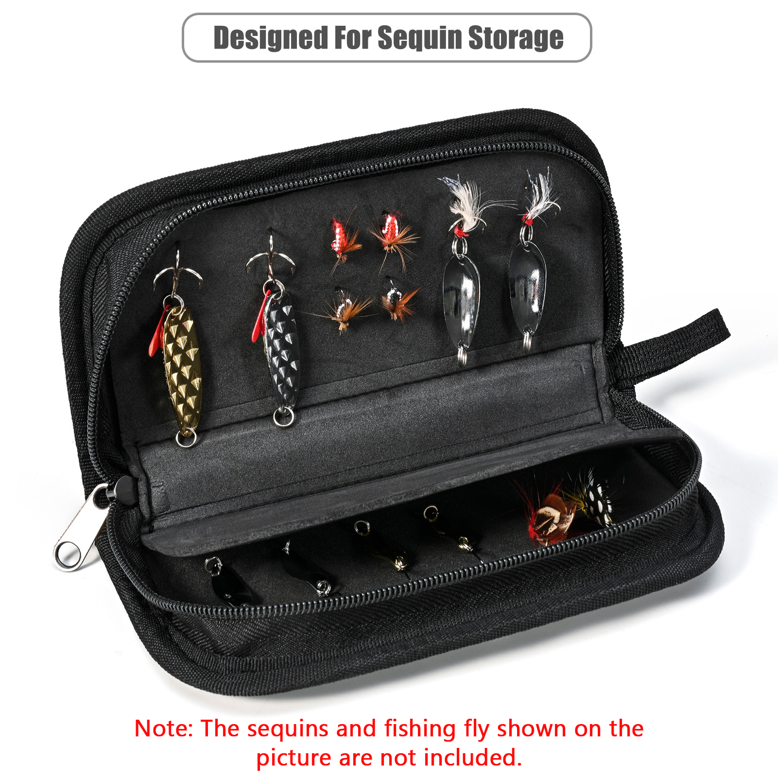 EVA Fishing Sequins Storage Ba - Fishing Lure Spoon ulasan dan harga