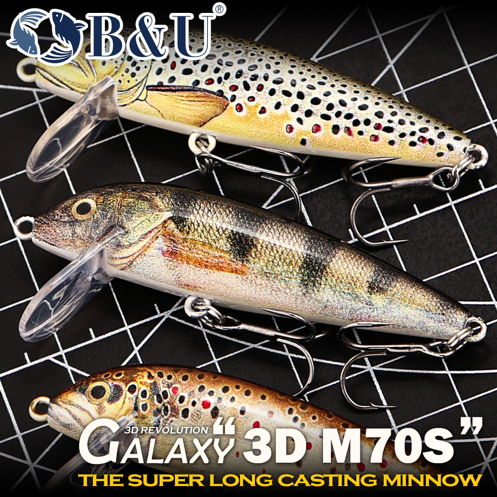 B&U Fishing Lures Sinking Minn - Fishing Lure Swimbait ulasan dan harga