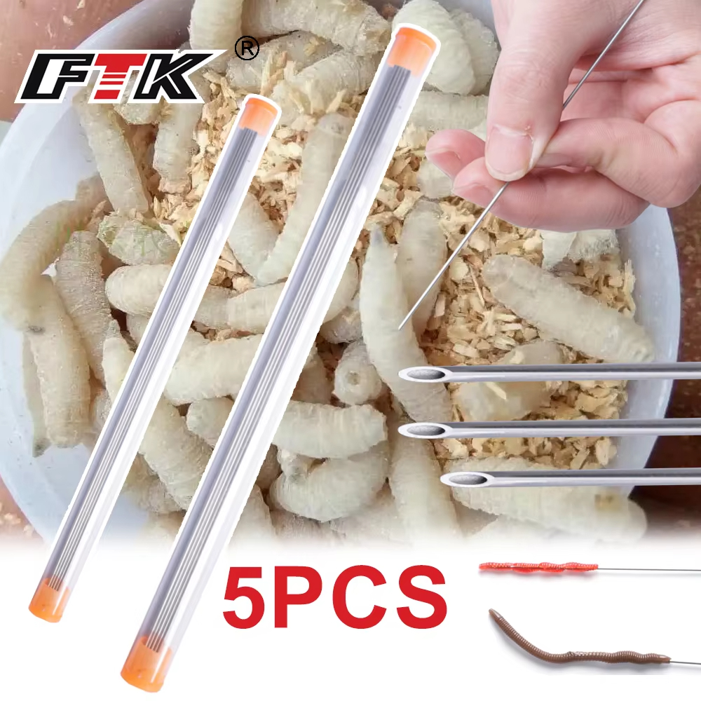 Earthworm Hooking Needle Stain - Fishing Lure Making Kit ulasan dan harga