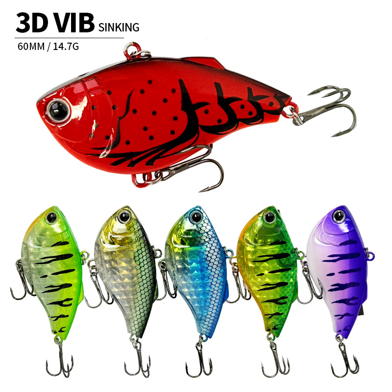 60mm 14.7g Sinking VIB Fishing - Fishing Lure Jerkbait ulasan dan harga