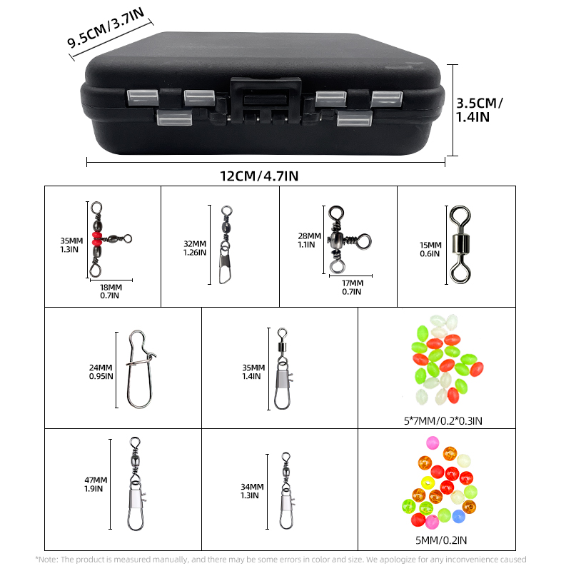 ShareShark 140Pcs fishing acce - Fishing Lure Box ulasan dan harga