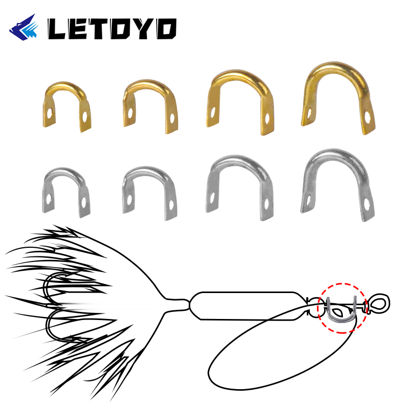 LETOYO 100pcs Folded Clevises  - Fishing Lure Spinnerbait ulasan dan harga