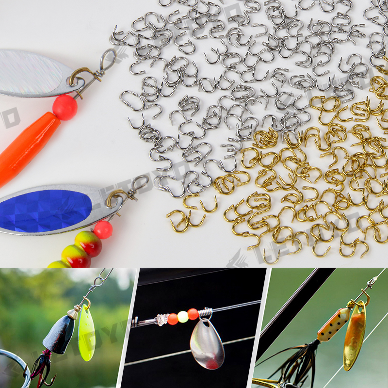 LETOYO 100pcs Folded Clevises  - Fishing Lure Spinnerbait ulasan dan harga