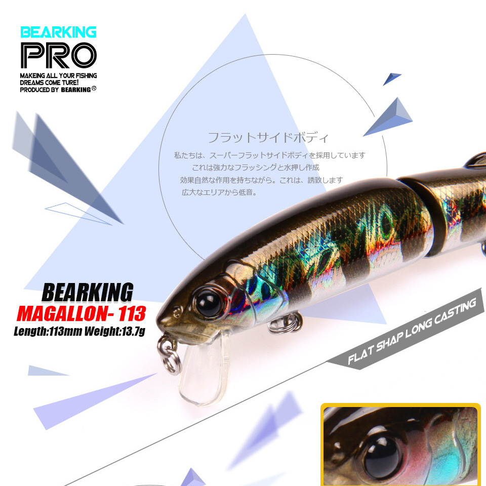 Bearking 1PC 113mm 13.7g Hard  - Fishing Lure Crankbait ulasan dan harga