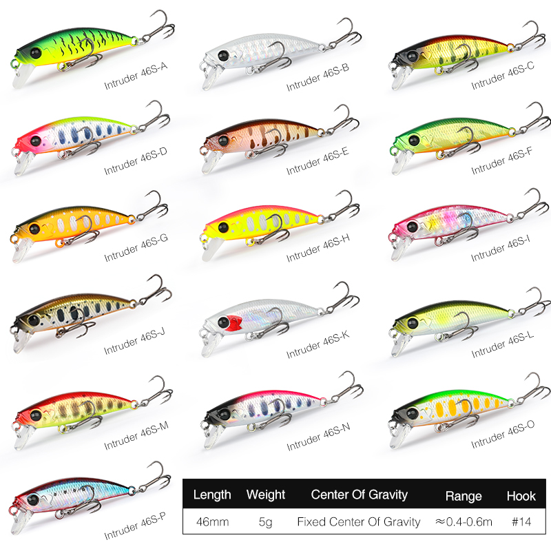 TSURINOUA 46S 46mm 5g Bait Fin - Fishing Lure Jerkbait ulasan dan harga