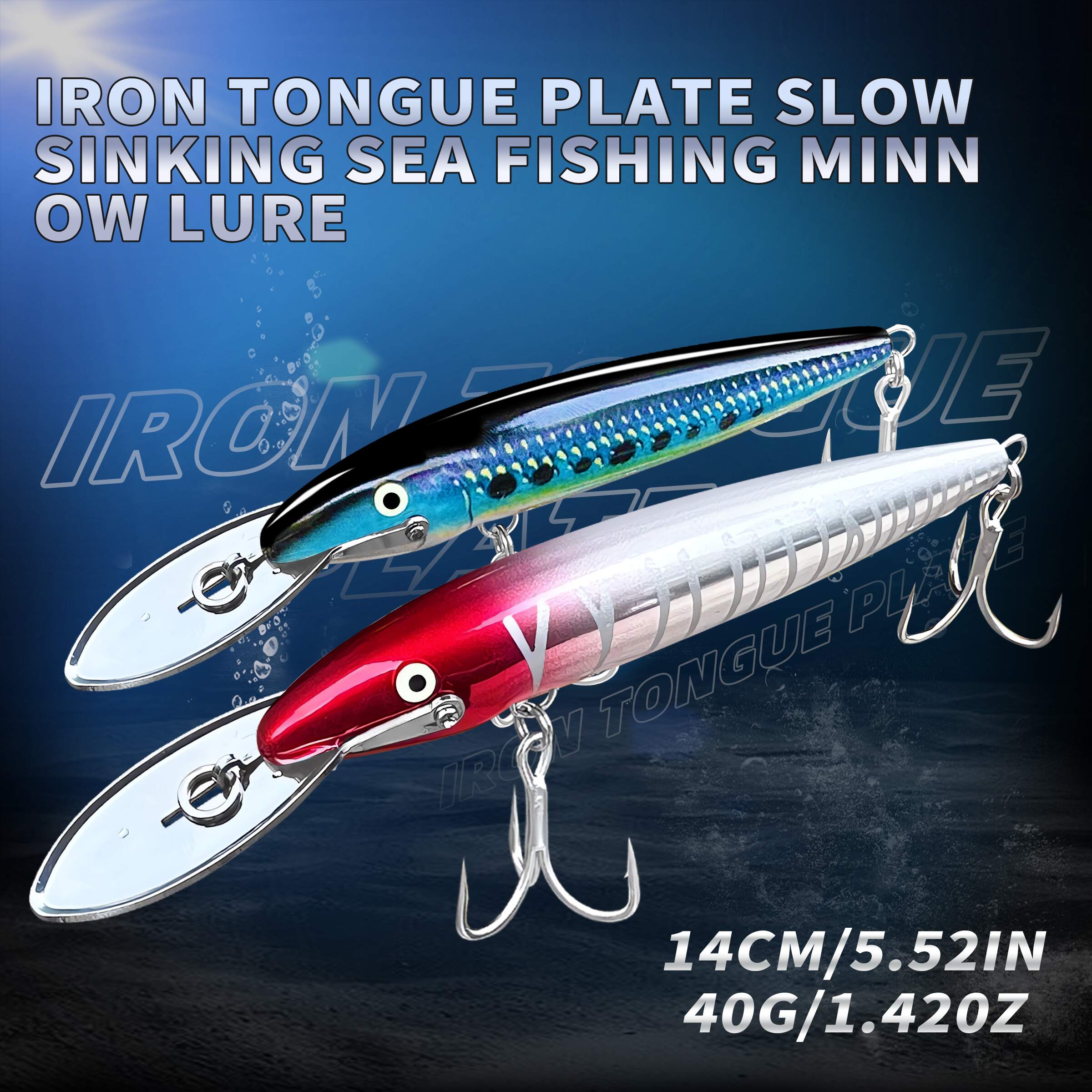 BASSKING Sinking Minnow Bait 1 - Fishing Lure Jerkbait ulasan dan harga
