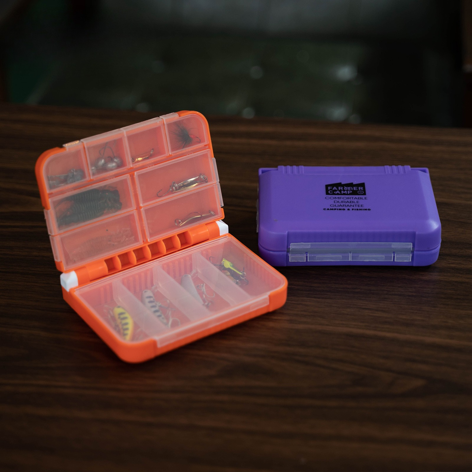 Portable Double Layer Fishing  - Fishing Lure Spoon ulasan dan harga