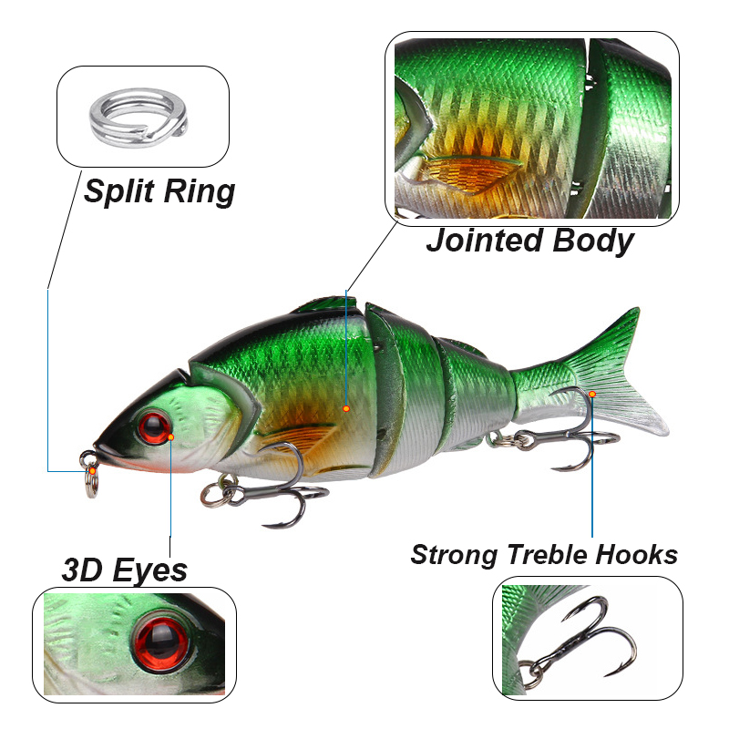 YUCONG 1PCS Minnow Fishing Lur - Fishing Lure Swimbait ulasan dan harga
