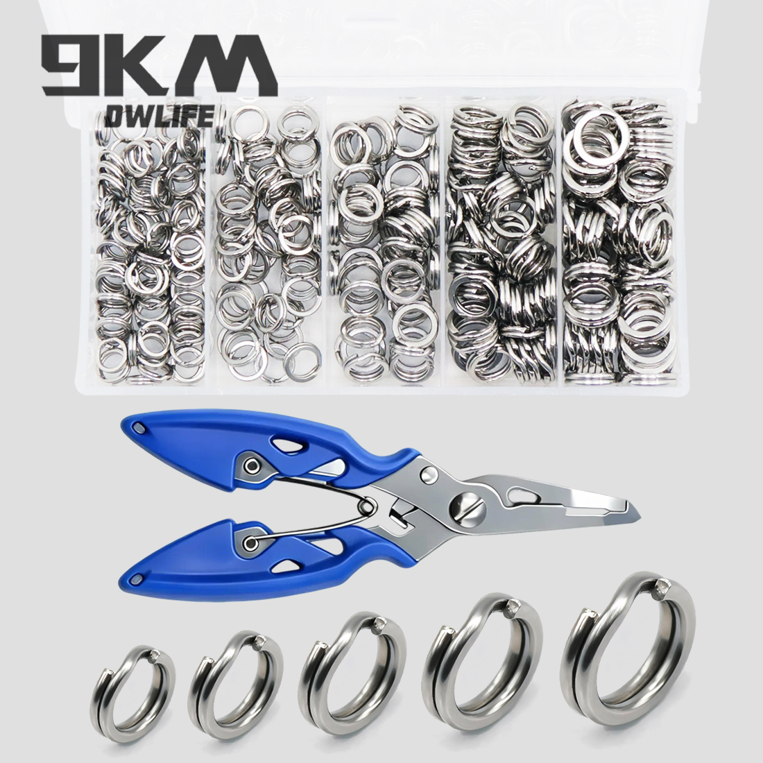 9KM 260-280pcs Fishing Split R - Fishing Lure Making Kit ulasan dan harga