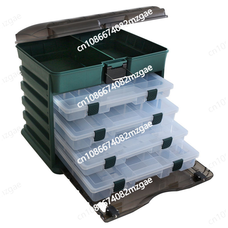 Medium 4-layer portable lure b - Fishing Lure Box ulasan dan harga