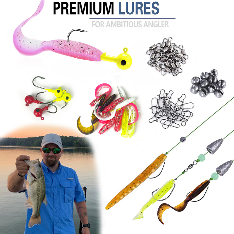 New 120PCS Fishing Lure Set So - Fishing Lure Box ulasan dan harga