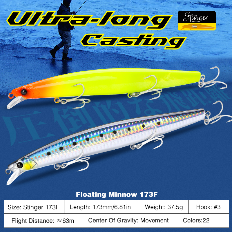 TSURINOYA Shore Fishing STINGE - Fishing Lure Popper ulasan dan harga