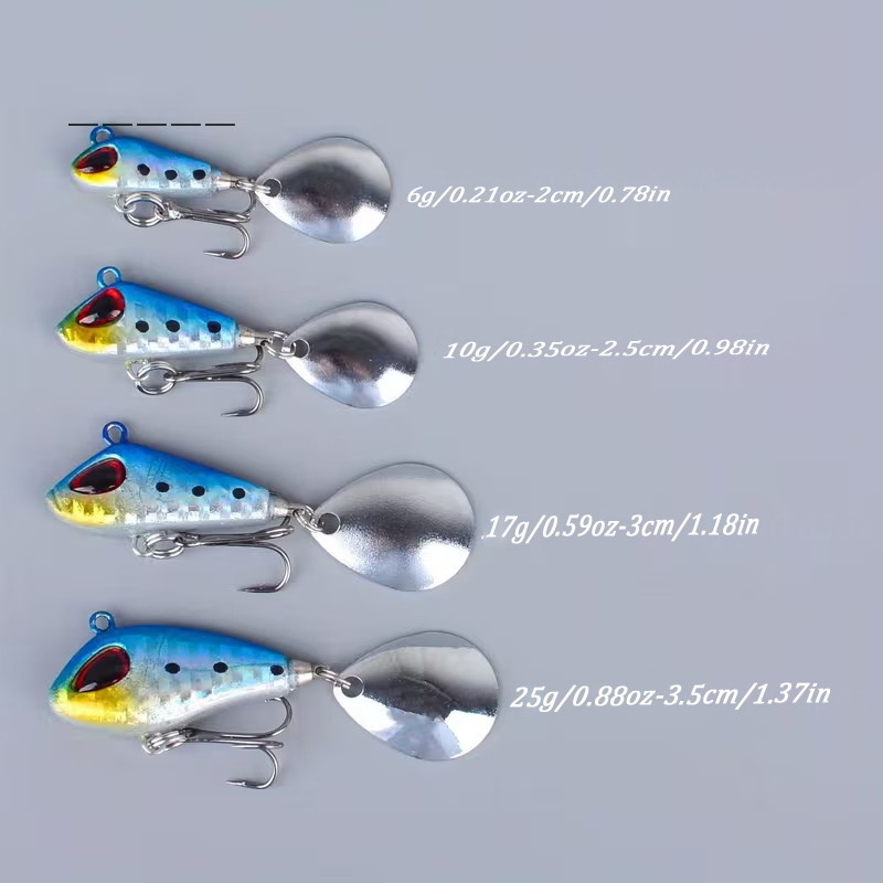 5/6pcs Mini VIB With Spoon Fis - Fishing Lure Crankbait ulasan dan harga