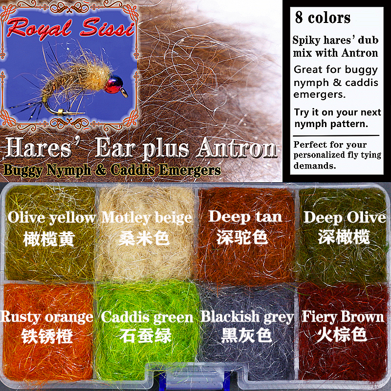 8 optional colors Hare's Ear d - Fishing Lure Popper ulasan dan harga