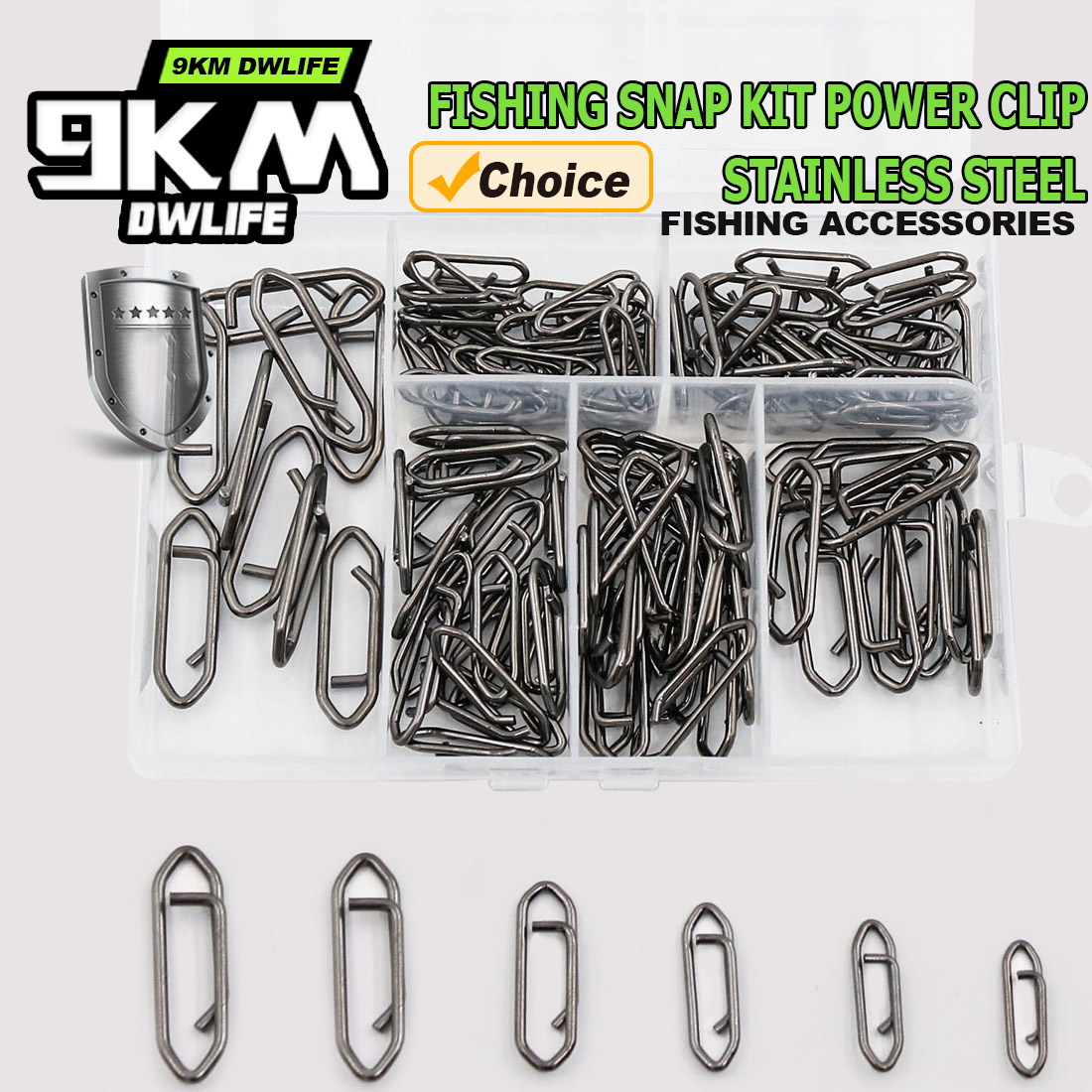 9KM Fishing Snap Kit 110pcs Po - Fishing Lure Making Kit ulasan dan harga