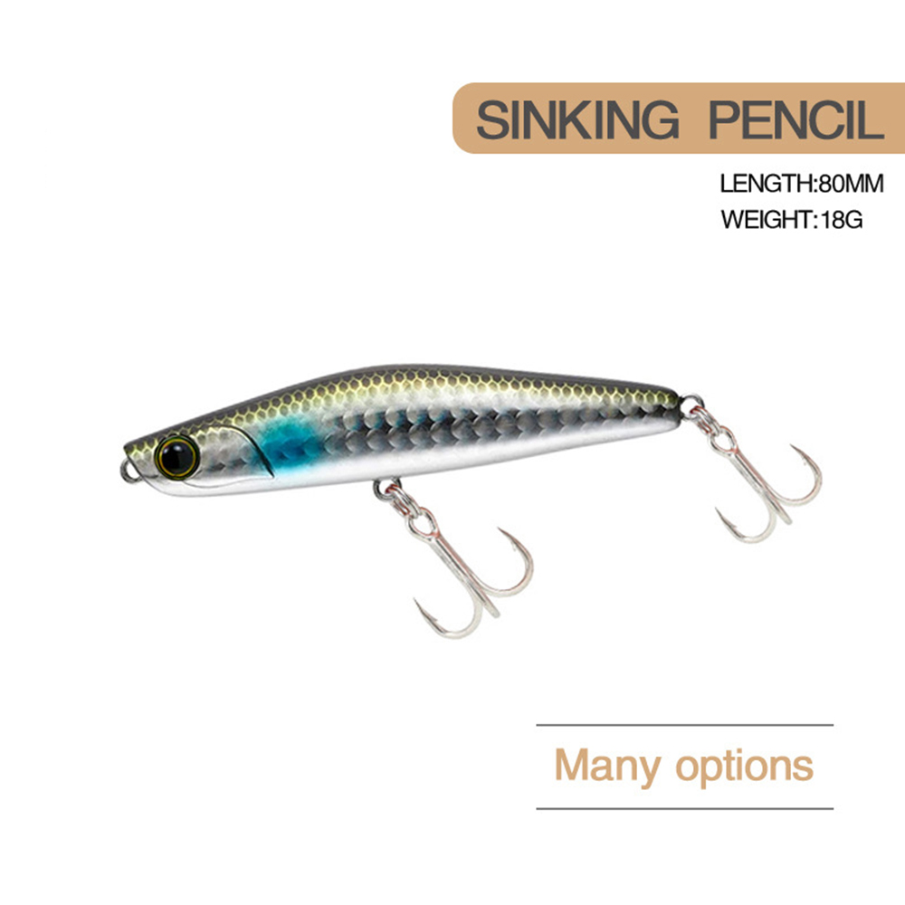 8cm 18g Fishing Lure Pencil Wo - Fishing Lure Jerkbait ulasan dan harga