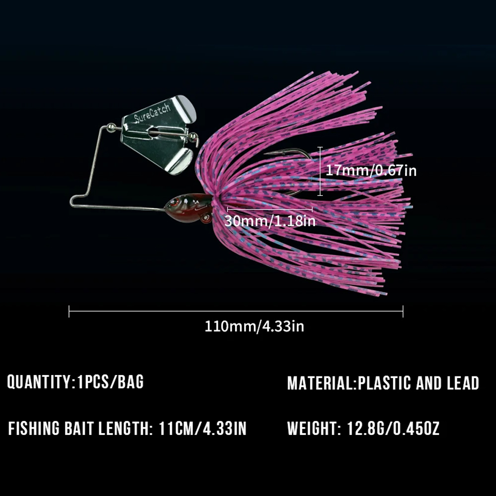 1pcs 12.8g Spinnerbait Fishing - Fishing Lure Blade Bait ulasan dan harga