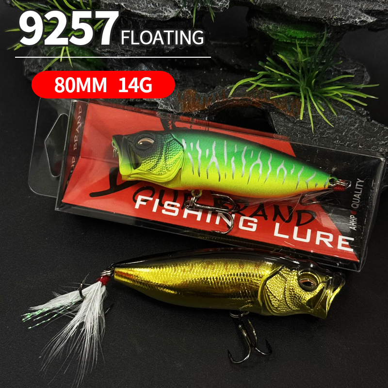 Popper Lure Topwater Bait 80mm - Fishing Lure Popper ulasan dan harga