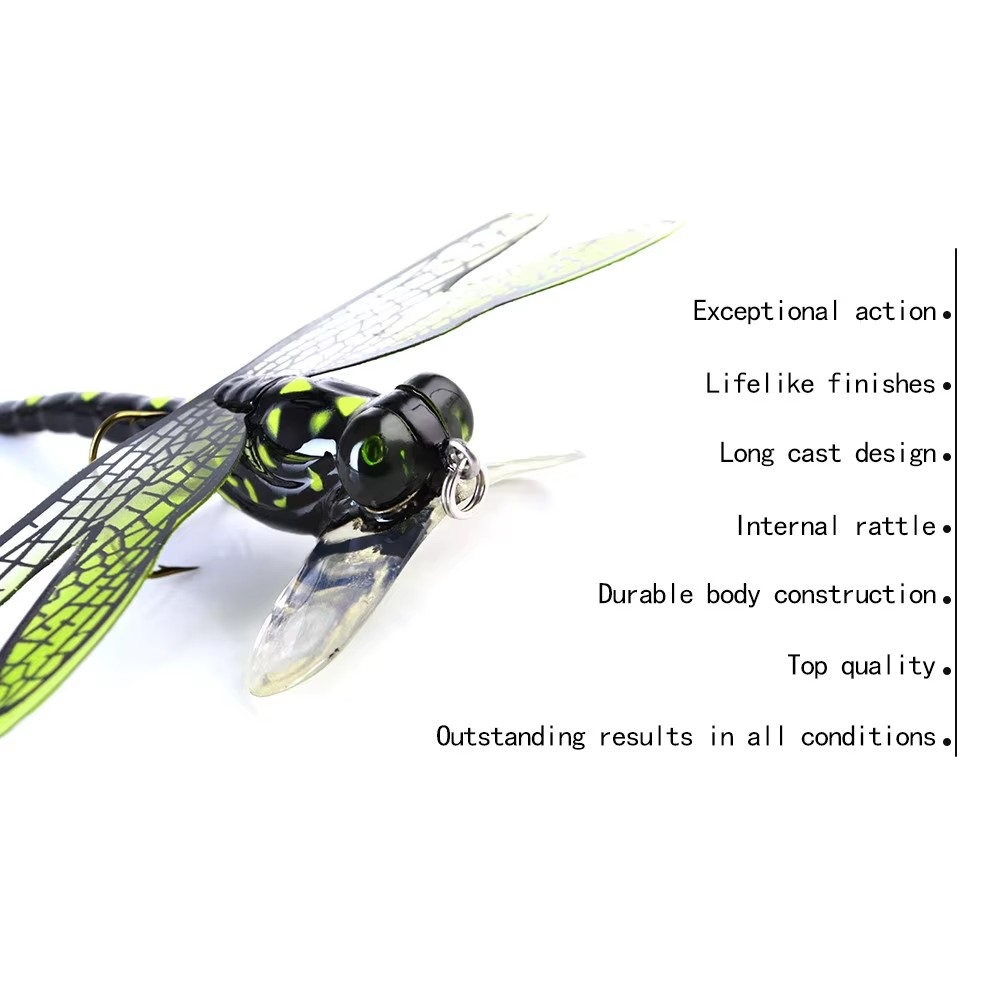 FTK 6g Topwater Dragonfly Dry  - Fishing Lure Popper ulasan dan harga
