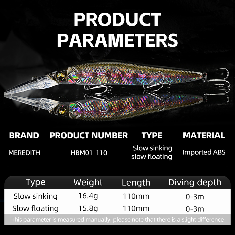 MEREDITH Minnow Wobbler Fishin - Fishing Lure Jerkbait ulasan dan harga