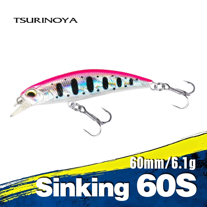 TSURINOYA  Sinking Minnow 60S  - Fishing Lure Jerkbait ulasan dan harga