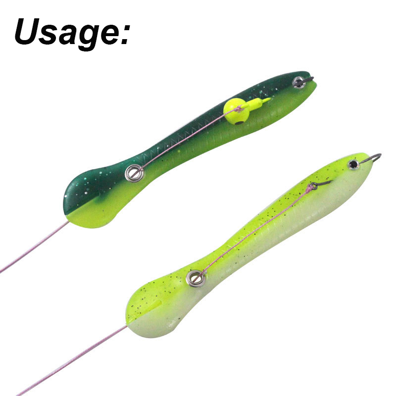 YUCONG 3/5PCS Soft Fishing Bai - Fishing Lure Swimbait ulasan dan harga