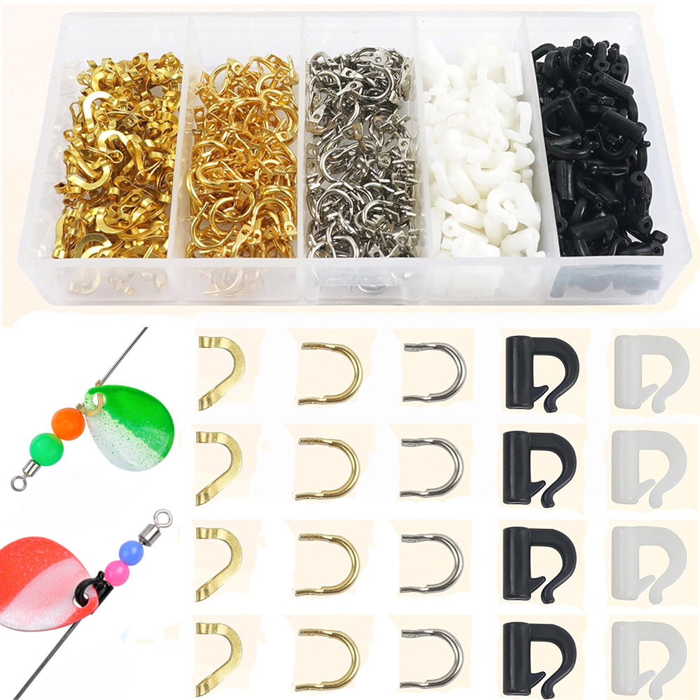 300Pcs Fishing Spinner Clevis  - Fishing Lure Blade Bait ulasan dan harga