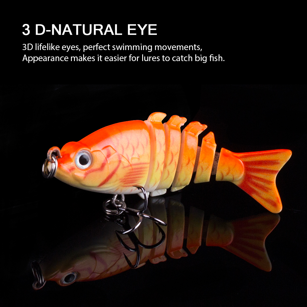Mini Multi Jointed 6cm/4.7g Wo - Fishing Lure Popper ulasan dan harga