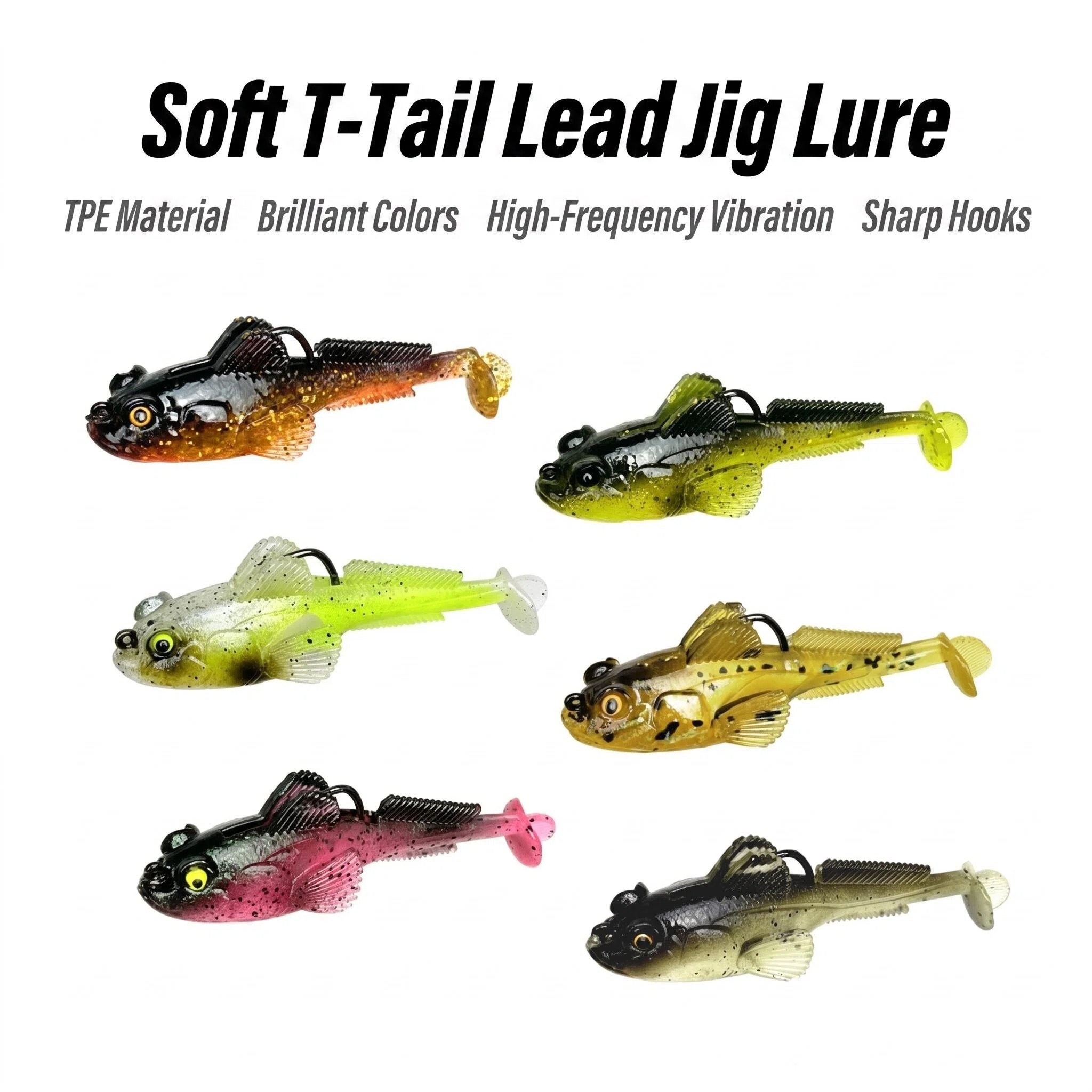 1pcs 10g13g18g Goby Lure Jig W - Fishing Lure Swimbait ulasan dan harga