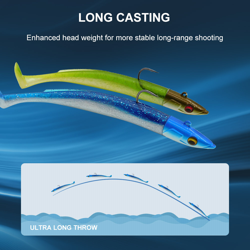 ESFISHING Fishing Lures Crazy  - Fishing Lure Soft Plastic ulasan dan harga