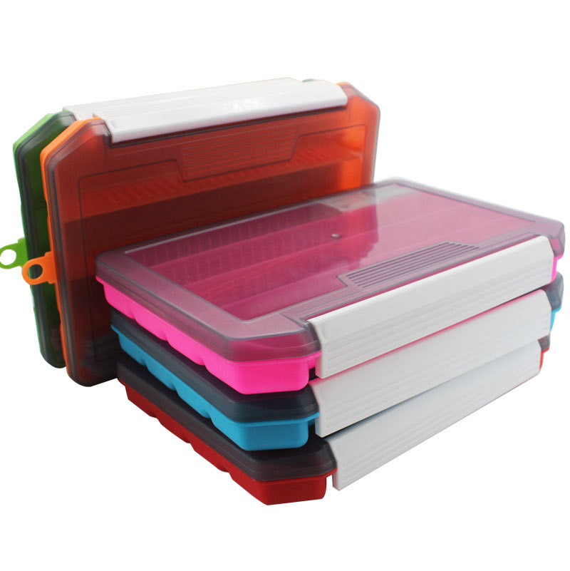 Six color single-layer inserte - Fishing Lure Box ulasan dan harga